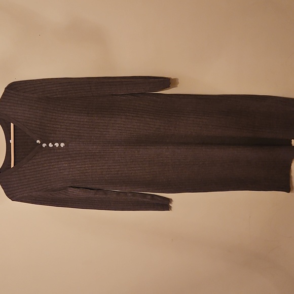 Wool Blend Ribbed Dress - Picture 3 of 7